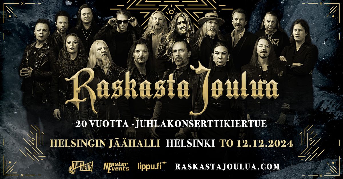 Raskasta Joulua 20 vuotta -juhlakonserttikiertue, Helsingin j\u00e4\u00e4halli, Helsinki