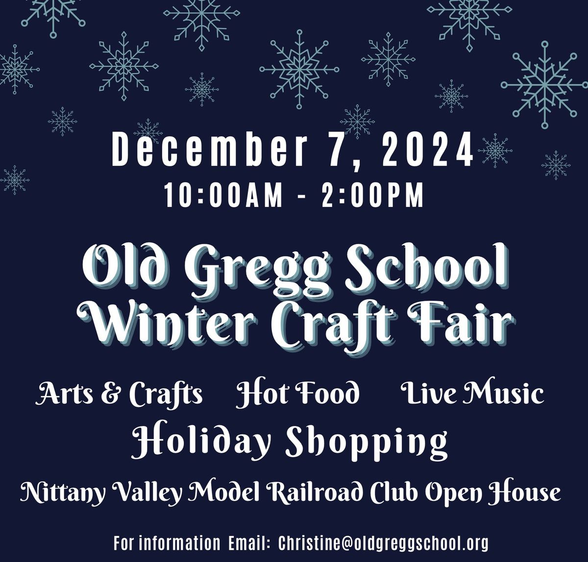 Old Gregg School Winter Craft Fair