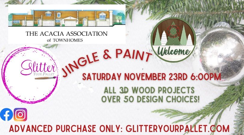 Wood Painting Event - Acacia Townhome Association - Private Event 