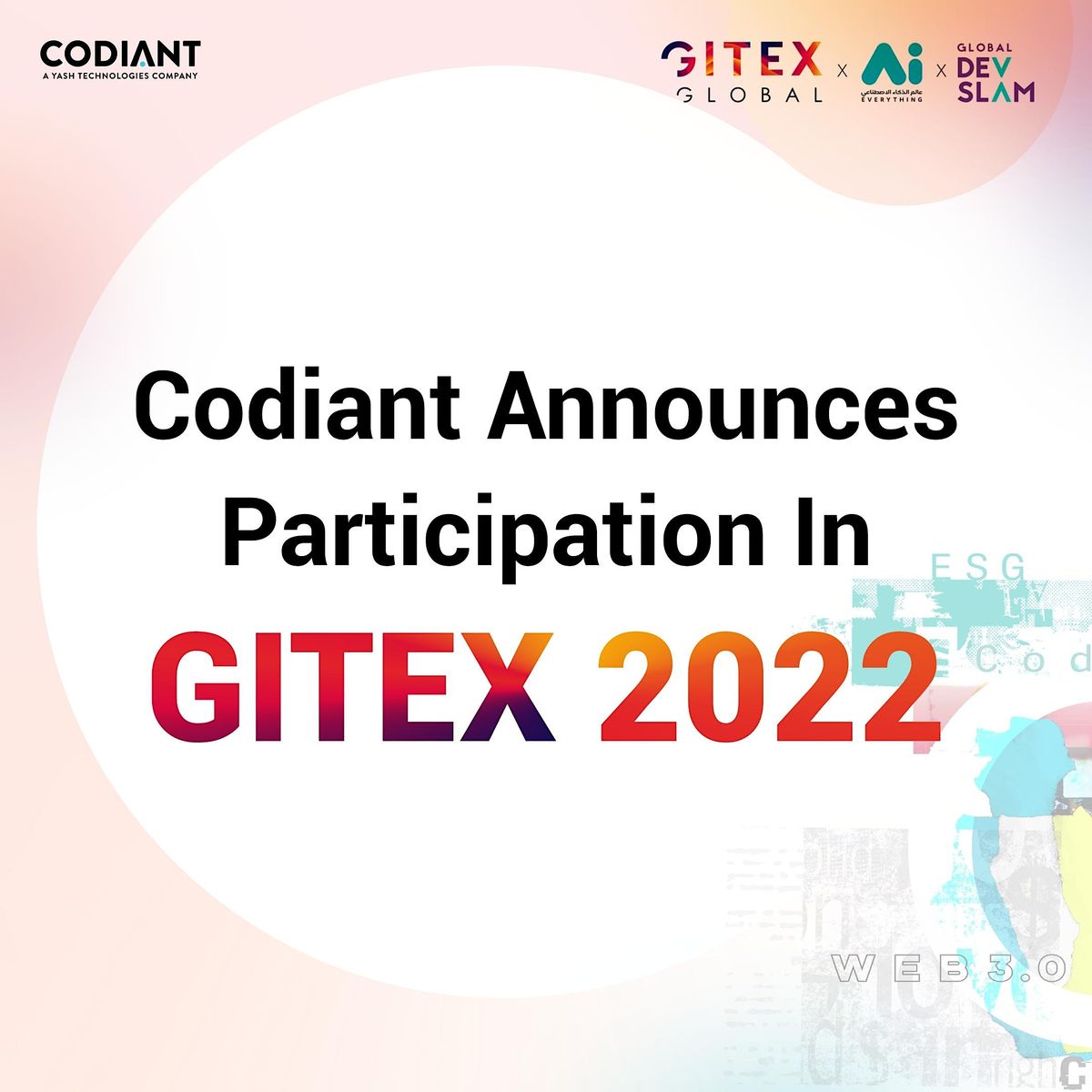 Codiant- A Yash Technologies Company To Visit GITEX Technology Week, 2022