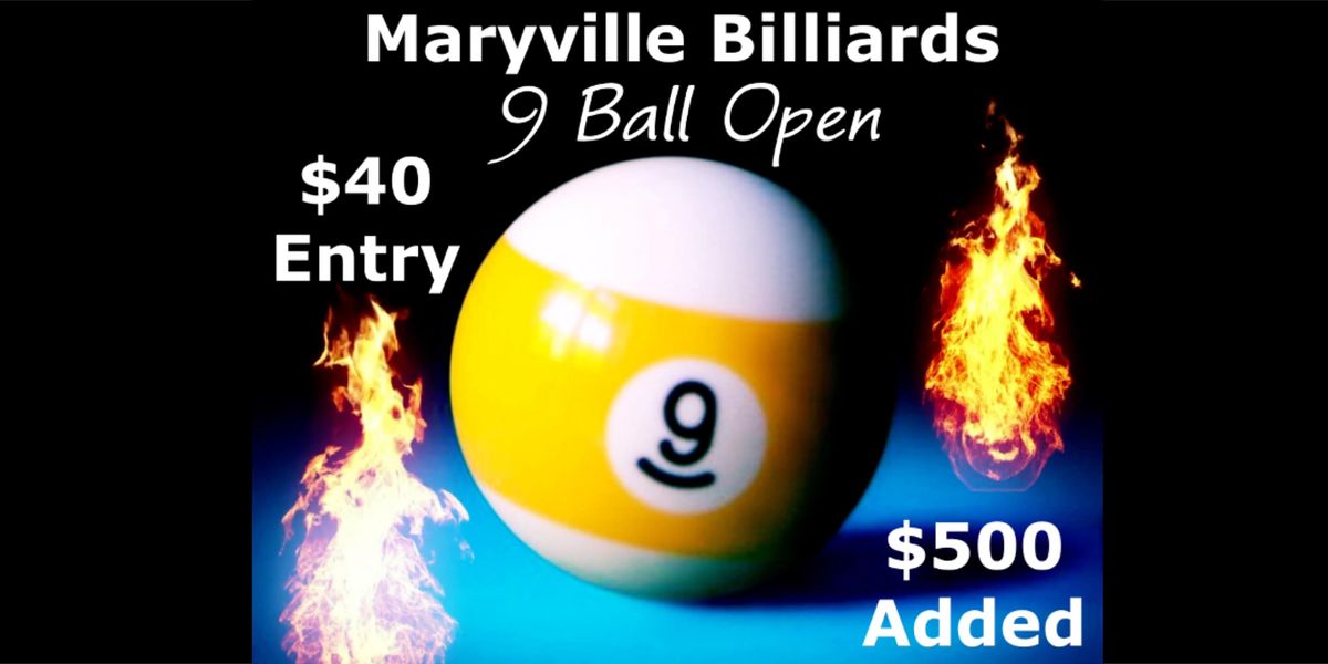 Maryville Billiards 9 Ball Open