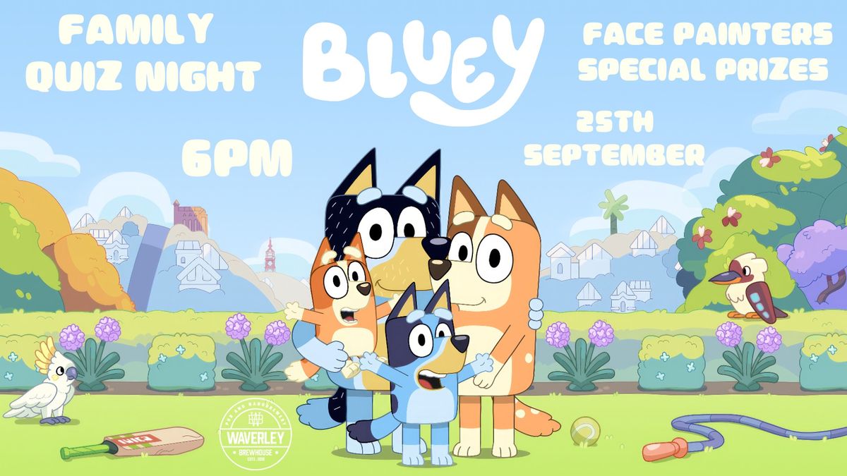 Bluey Family Quiz Night