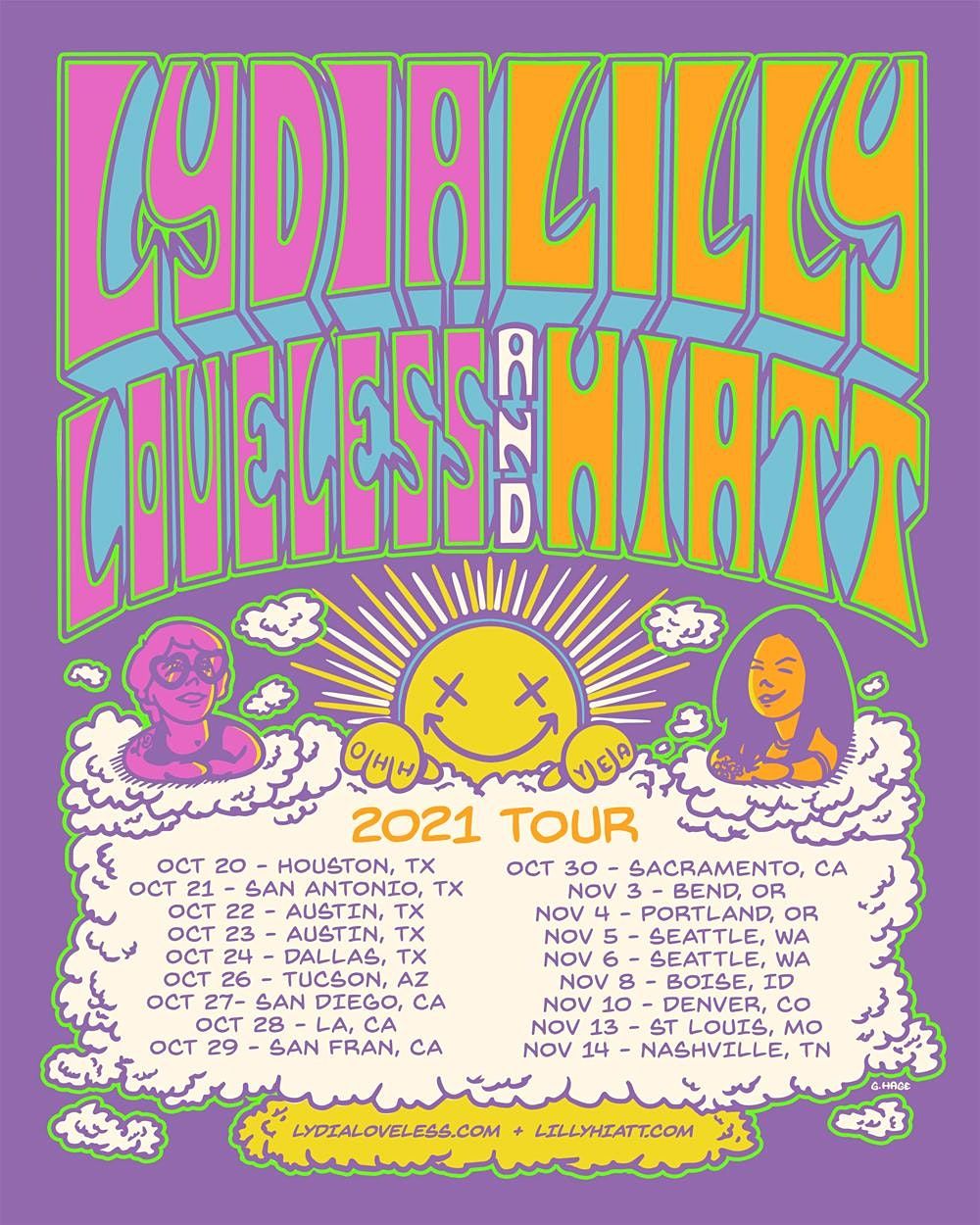 Lilly Hiatt Lydia Loveless The Olympic Venue Boise 8 November 21 Lilly Hiatt Lydia Loveless The Olympic Venue Boise 8 November 21