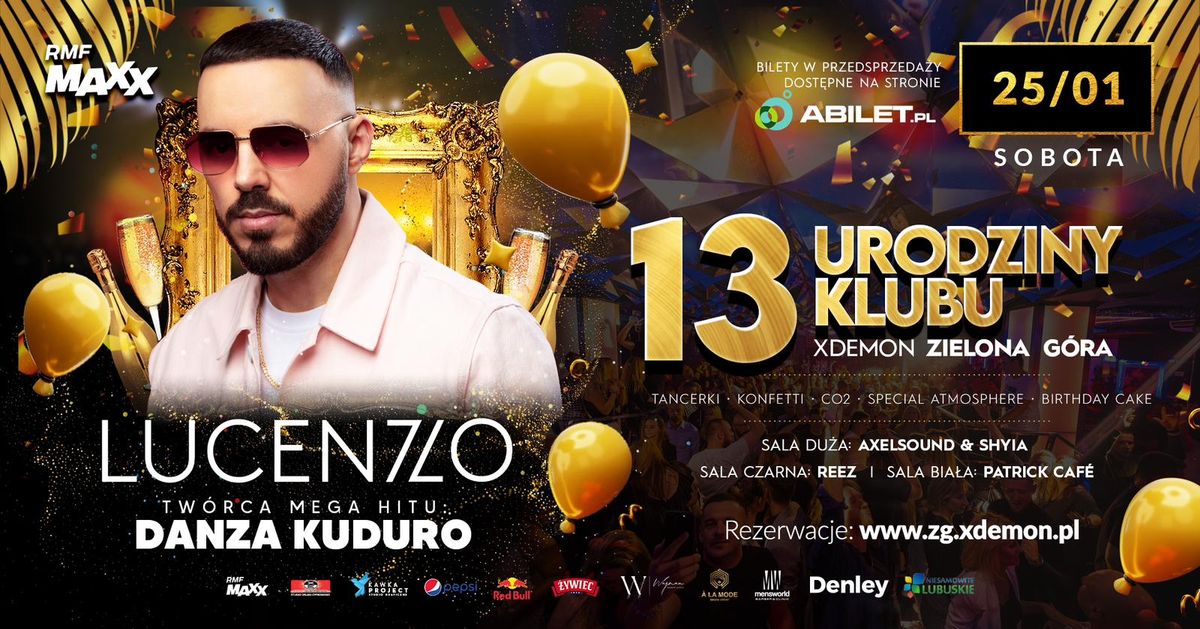 LUCENZO - "DANZA KUDURO" | 13 URODZINY KLUBU | X-Demon Zielona G\u00f3ra 