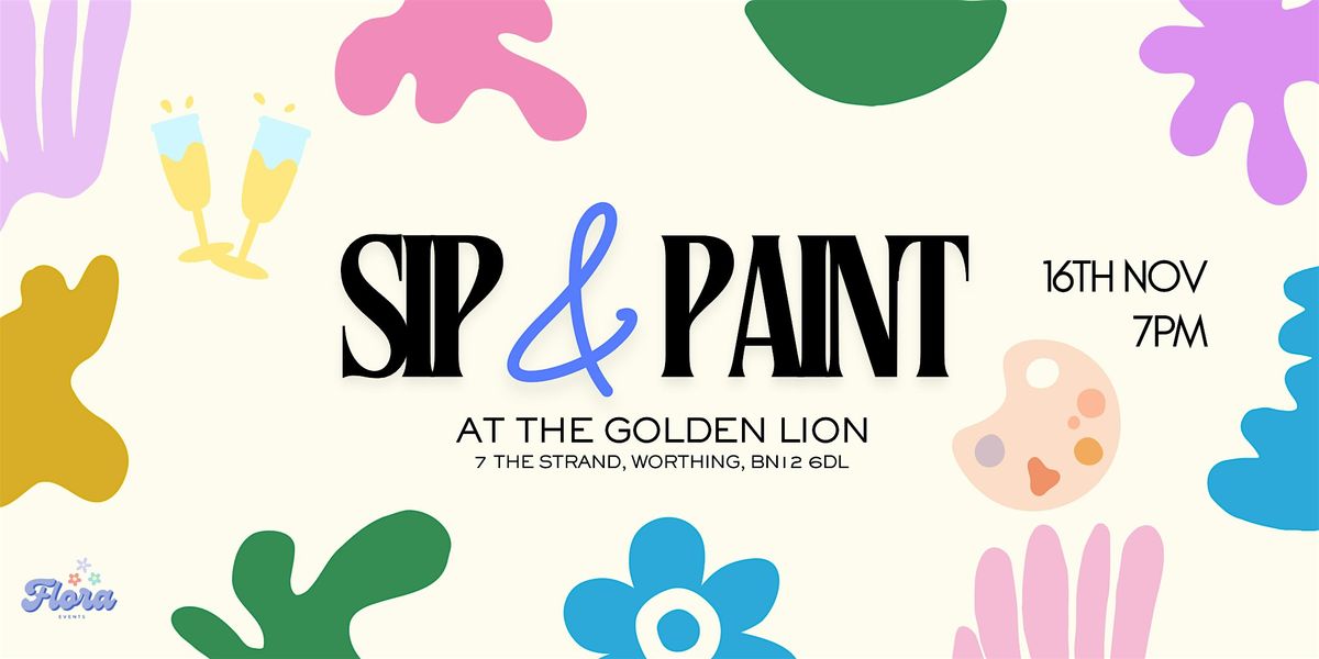 Sip & Paint at The Golden Lion