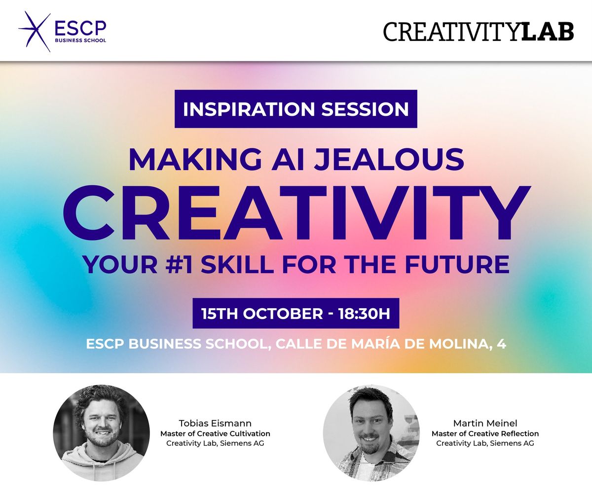 Making AI Jealous: CREATIVITY Your #1 skill for the future