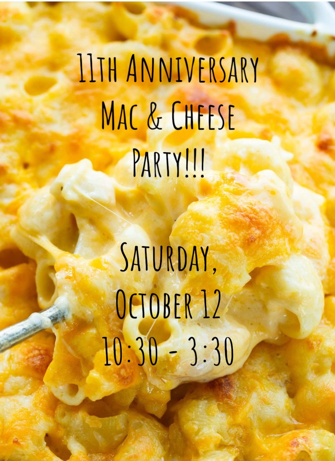 11th Anniversary Mac & Cheese Party!