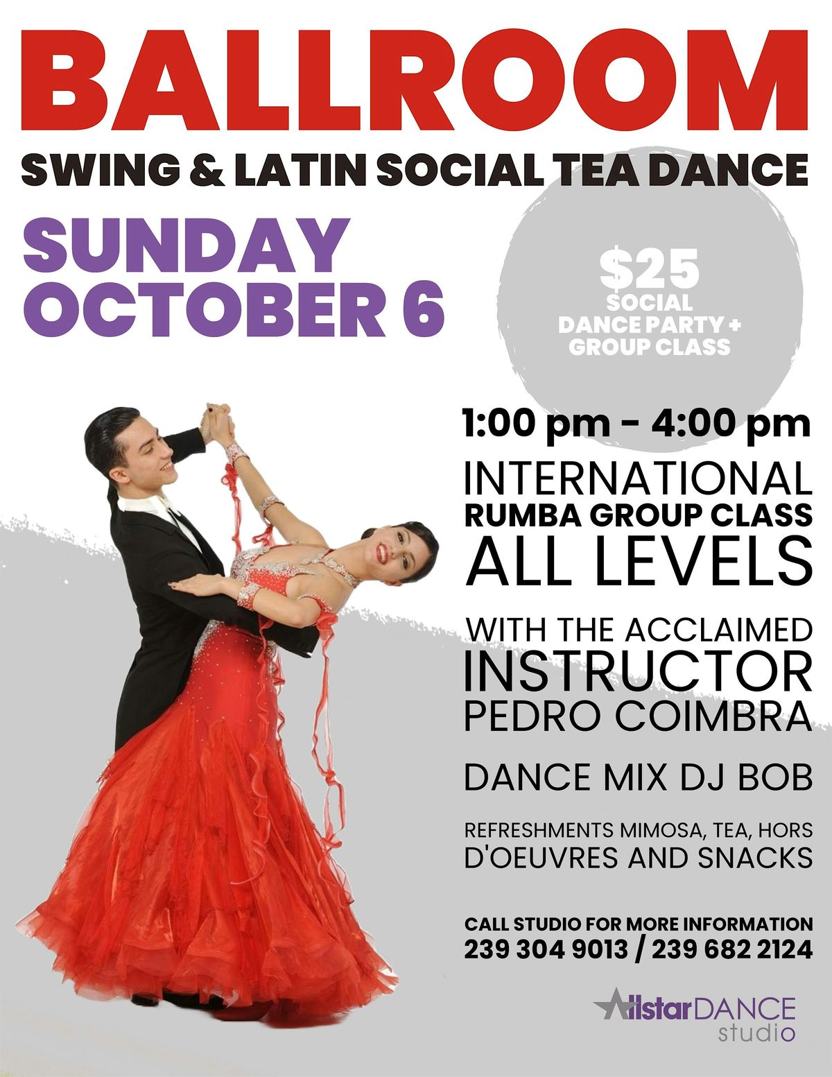 Allstar Dance Studio Ballroom and Latin Social Tea Dance