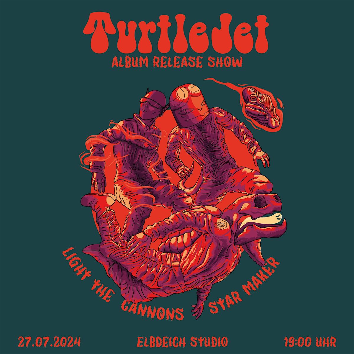 TurtleJet Release Konzert - supports: Light The Cannons + Star Maker