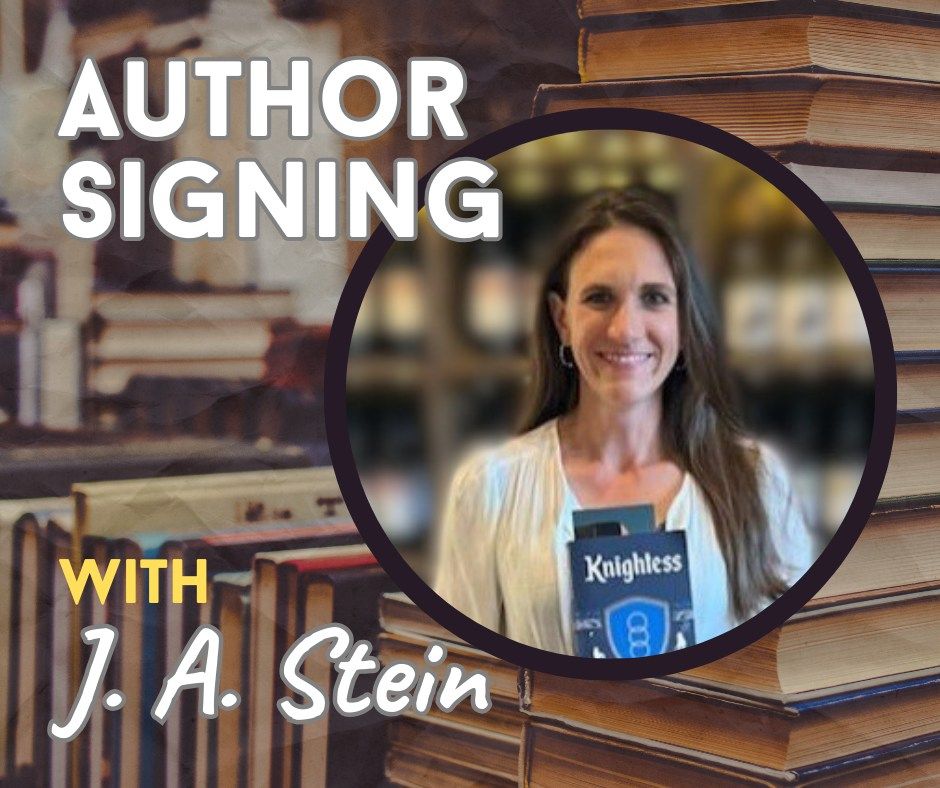 Author Signing with J. A. Stein