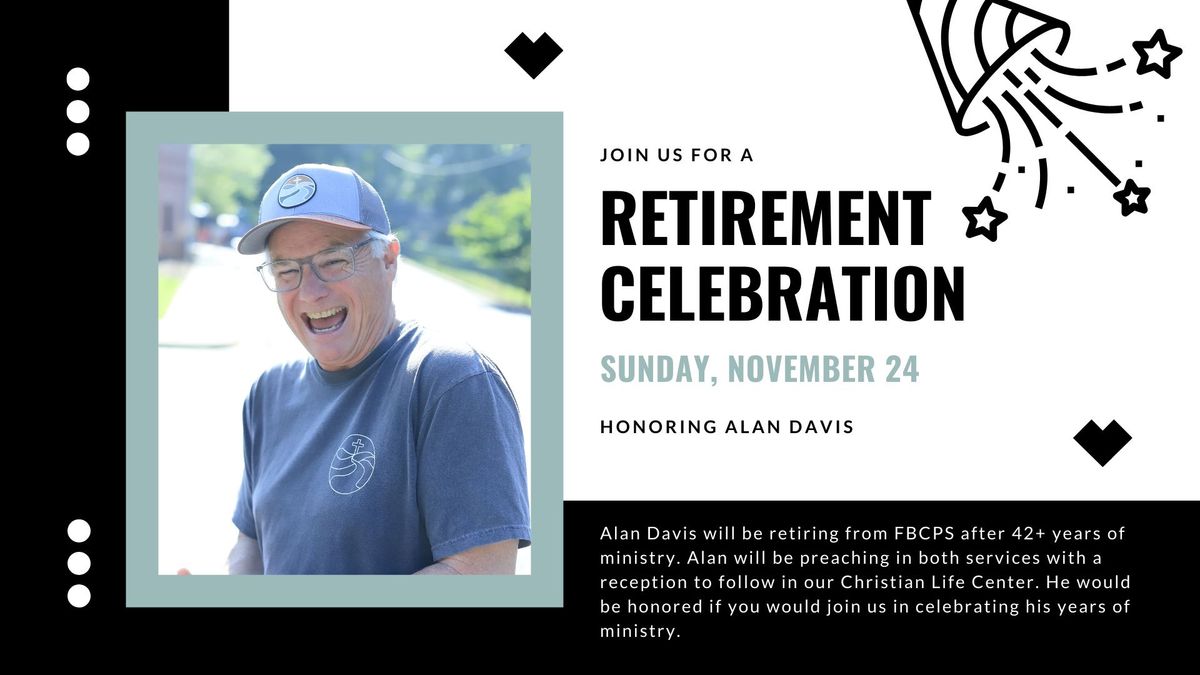 Alan Davis Retirement Celebration