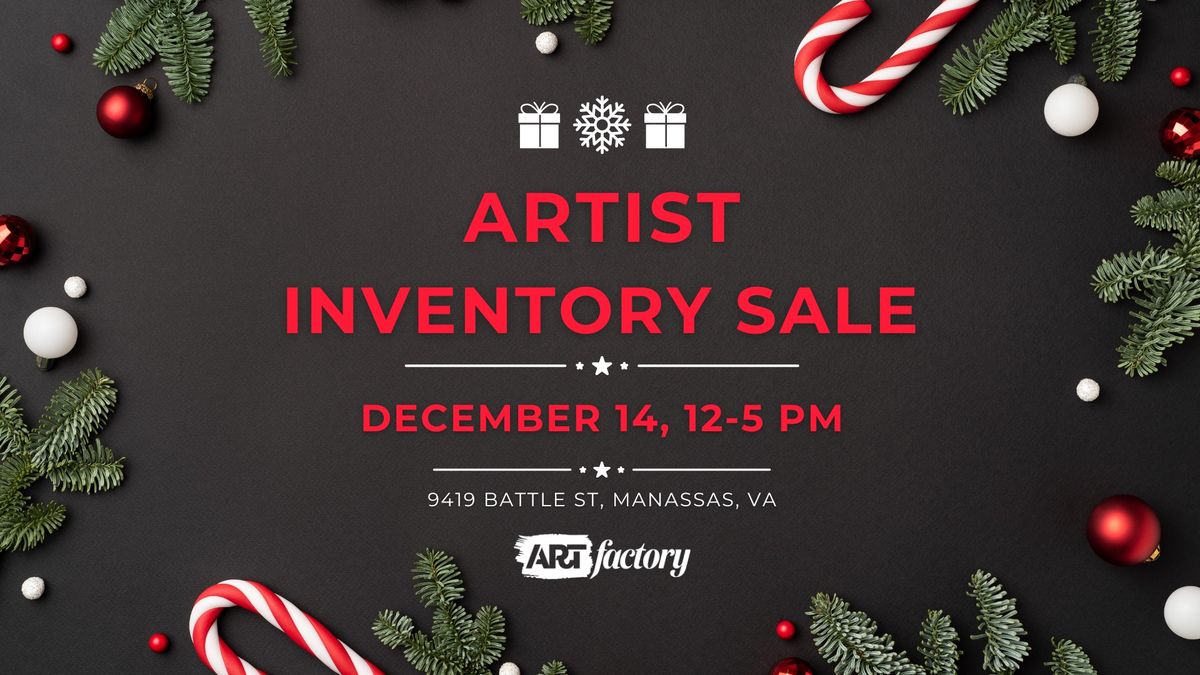 Artist Inventory Sale