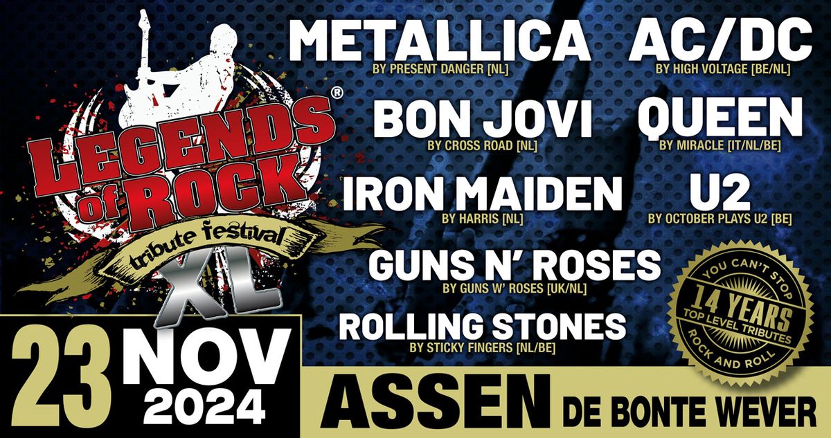 LEGENDS of ROCK Tribute Festival XL | De Bonte Wever in Assen