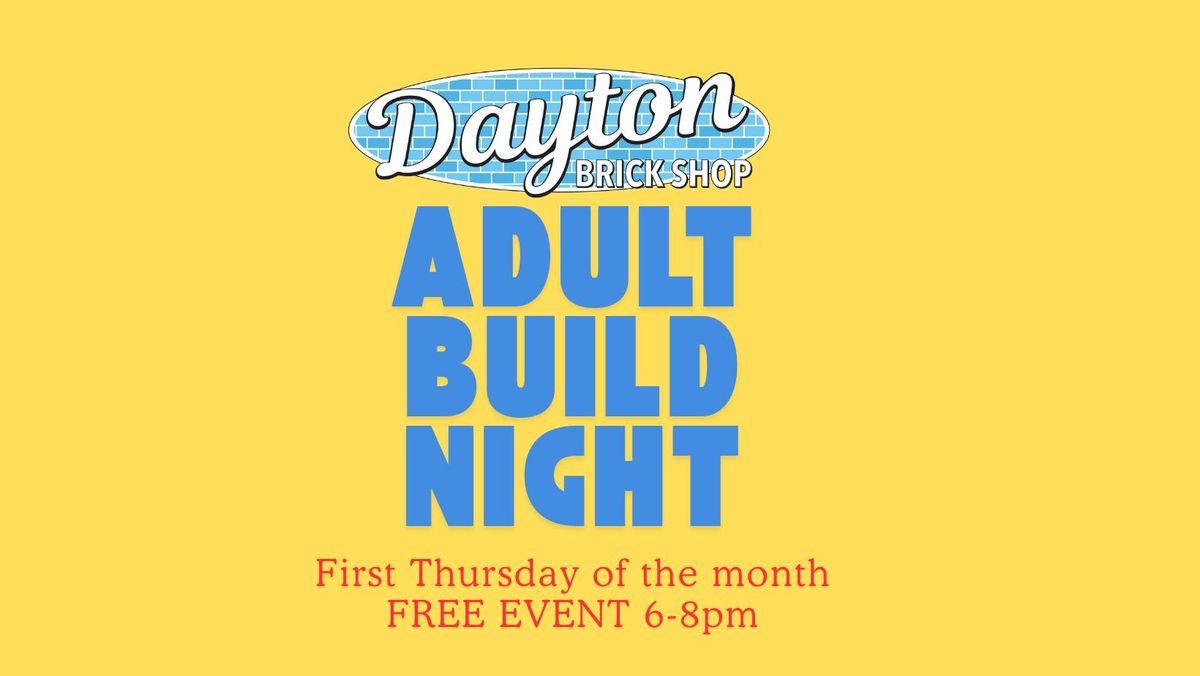 ADULT BUILD NIGHT- APRIL 2025