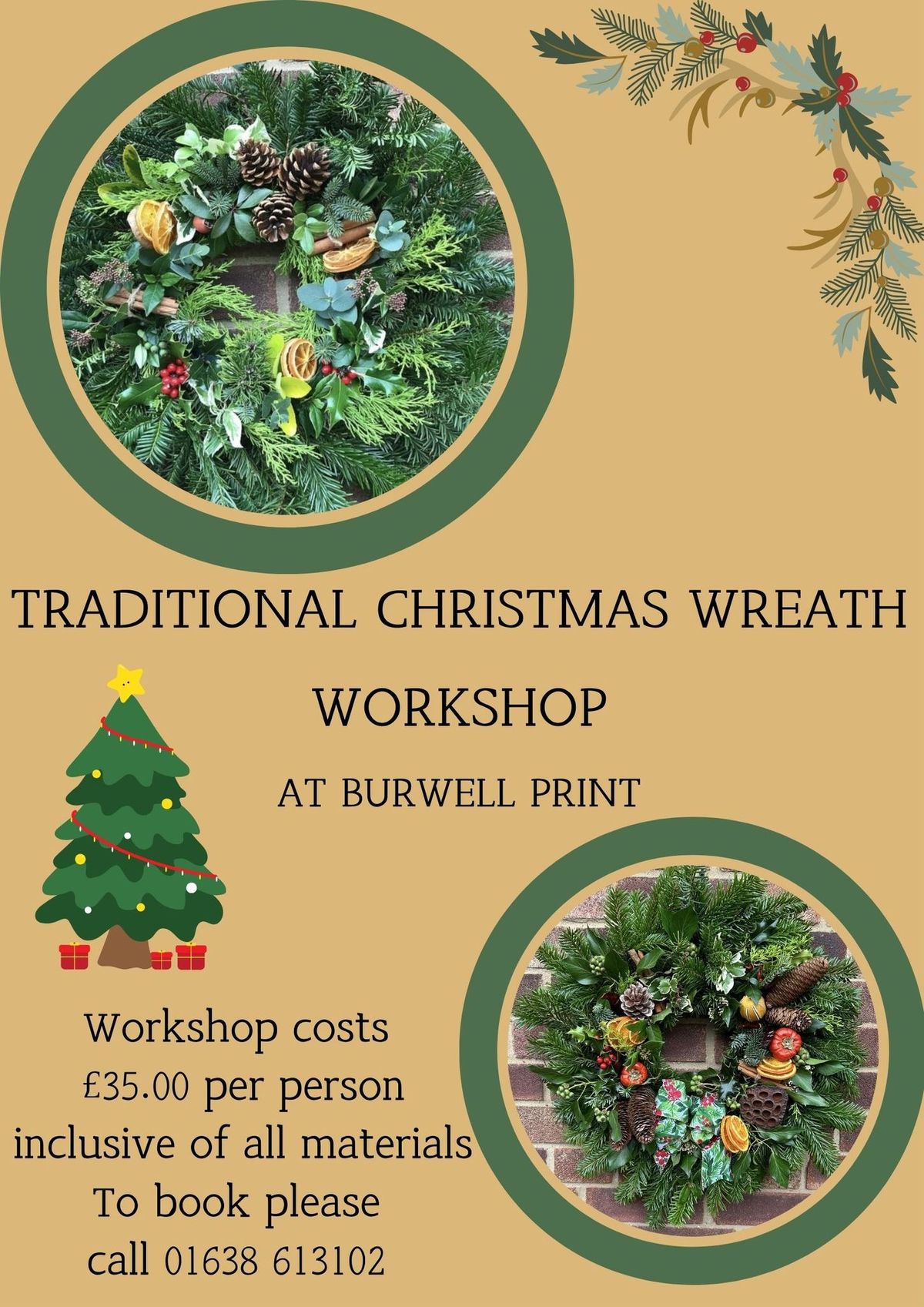 Traditional Christmas Wreath Making Workshop