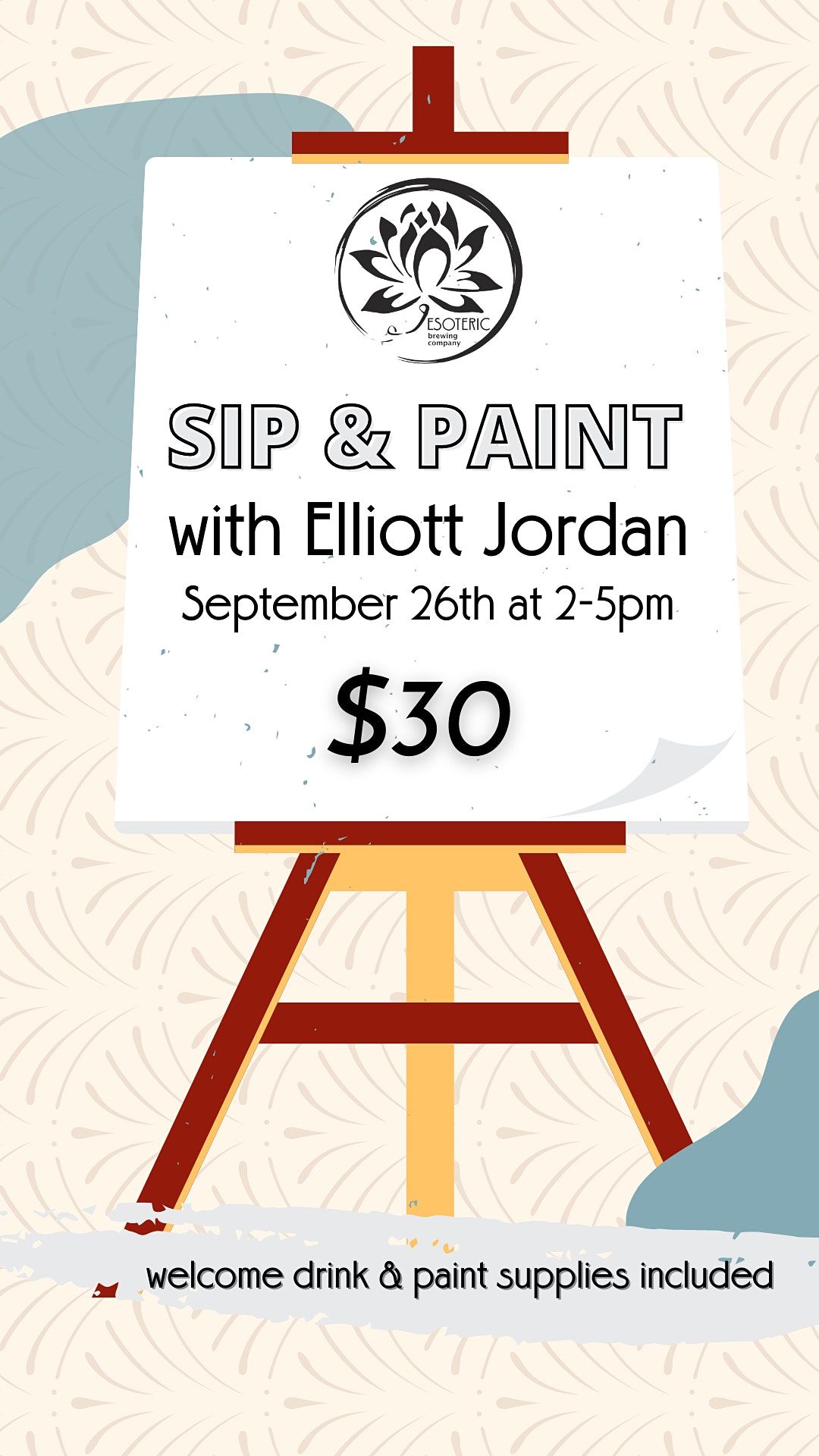 Sip and Paint with Elliot Jordan