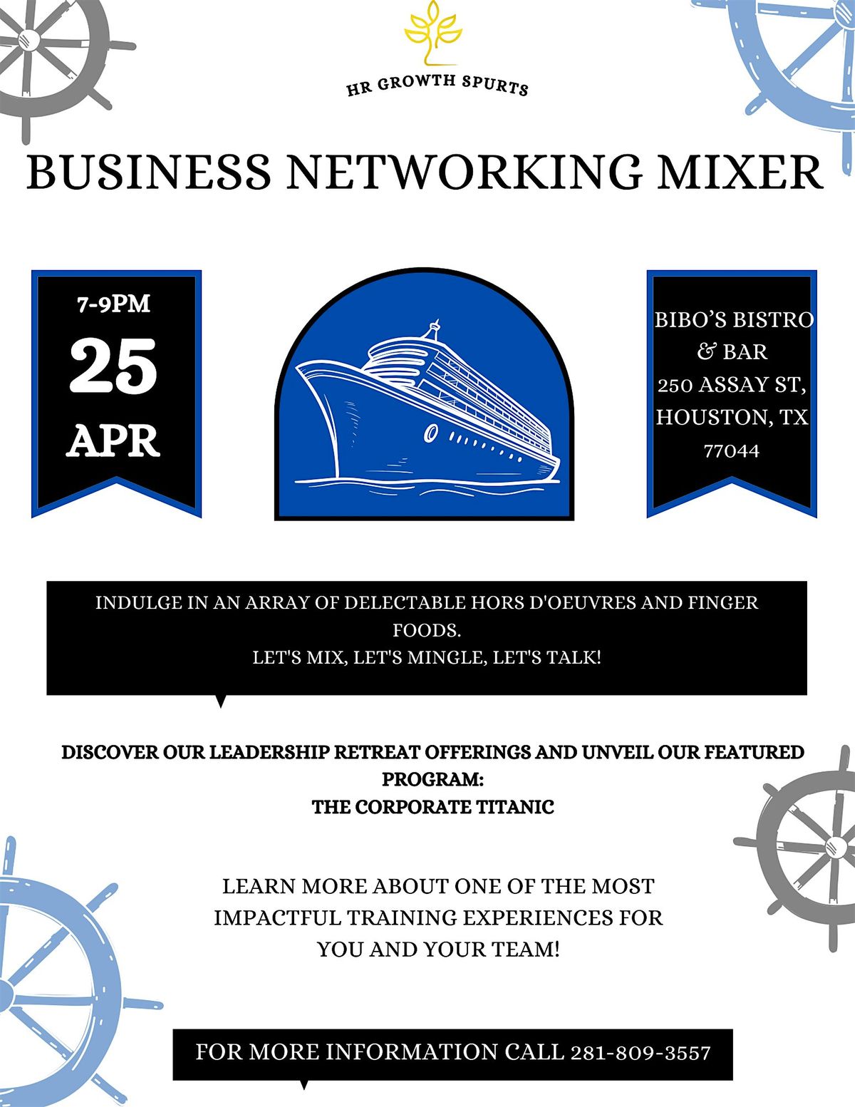 Join Us for a Business Networking Mixer