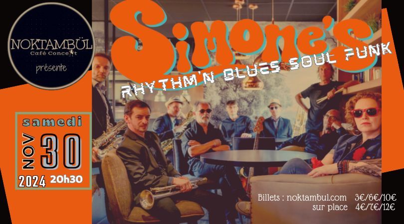 SIMONE'S \/ Rhythm'n Blues Soul Funk @Noktamb\u00fcl_Rennes