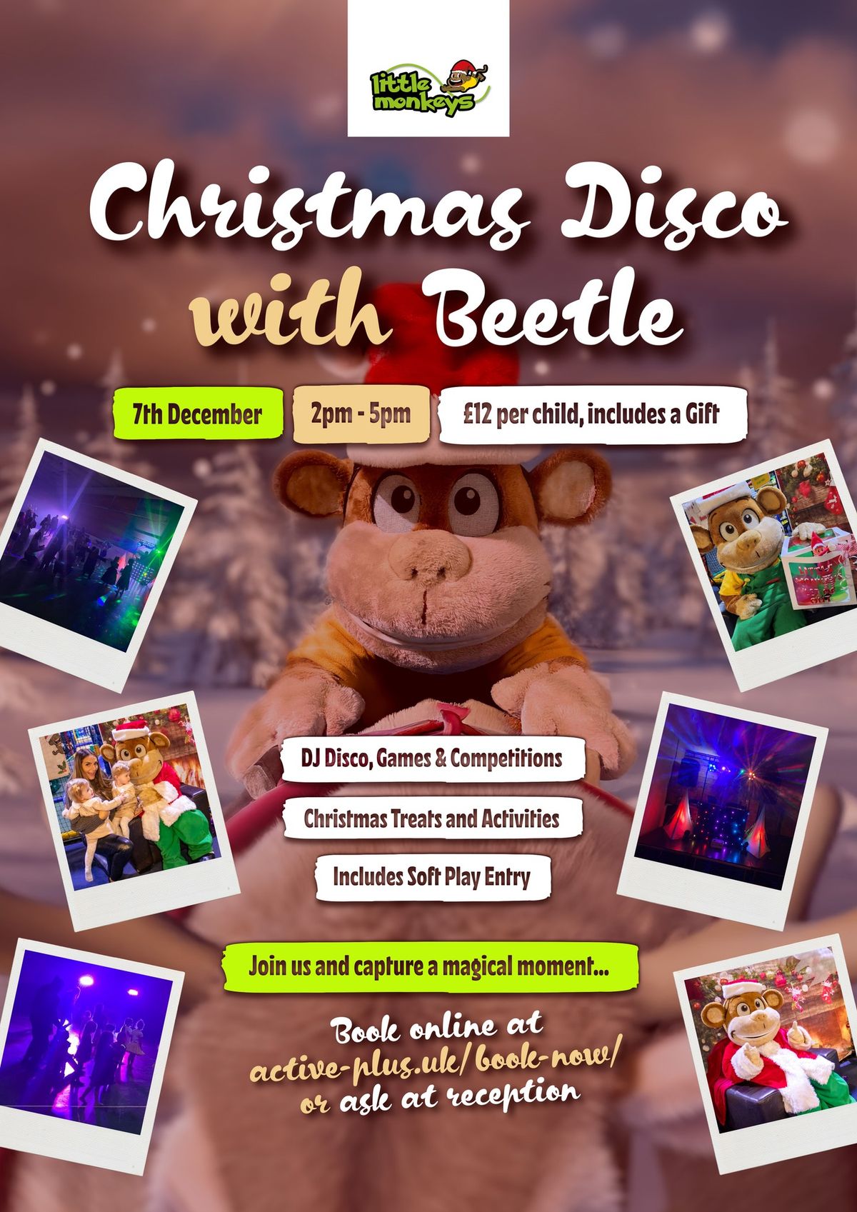 Little Monkeys Christmas Disco Party