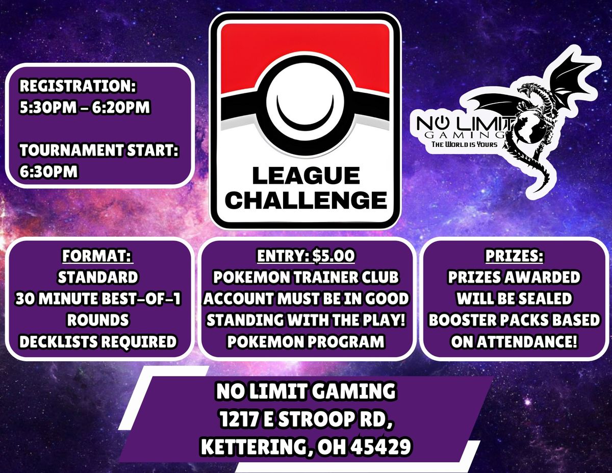 NLG Pokemon League Challenge Thursday (12\/12\/24)