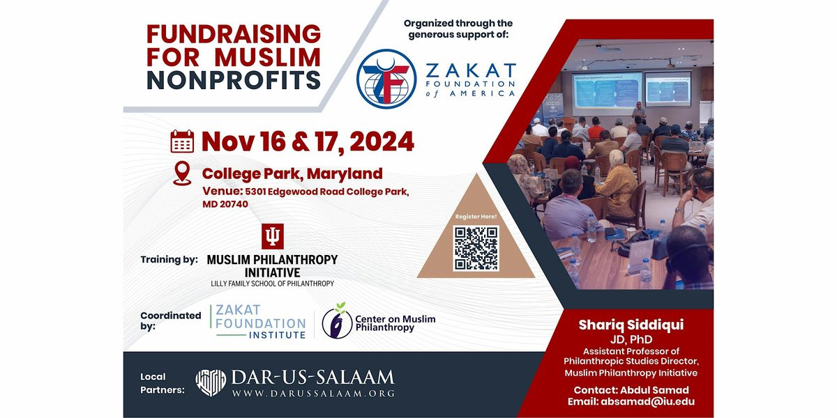 A Two- Day Fund Raising Training - DAR_US_SALAM, Maryland