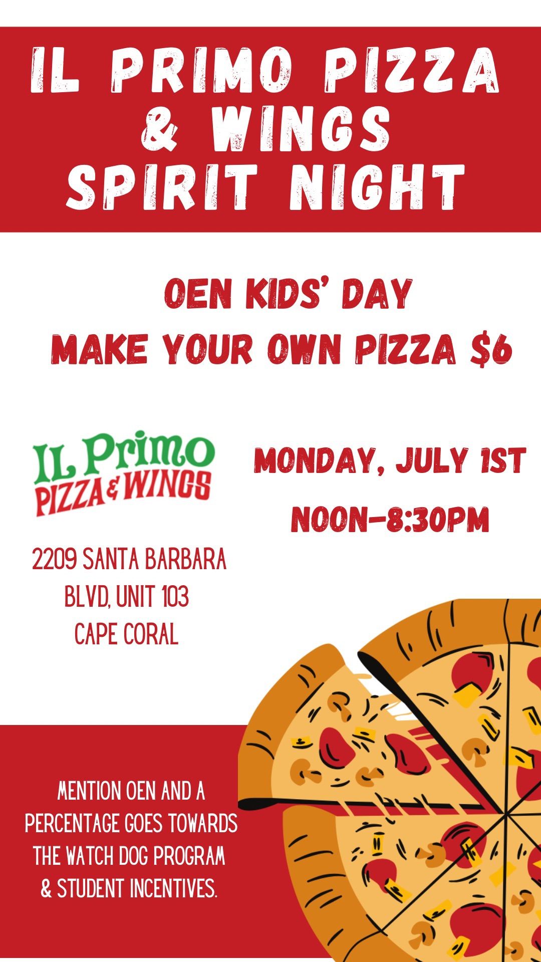OEN Summer Nights - Il Primo Pizza & Wings