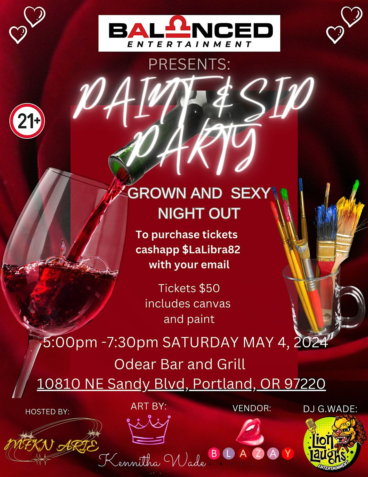 Grown & Sexy - Paint and Sip