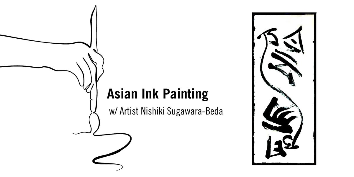 Asian Ink Painting with Nishiki SugawaraBeda, 3S Artspace, Portsmouth, 15 April 2023