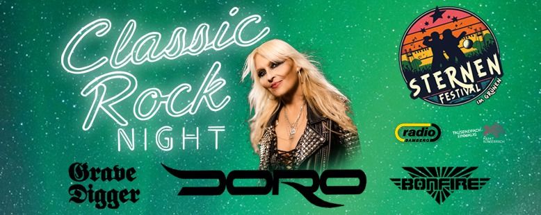 Classic Rock Night mit Doro, Grave Digger & Bonfire - Sternenfestival im Gr\u00fcnen