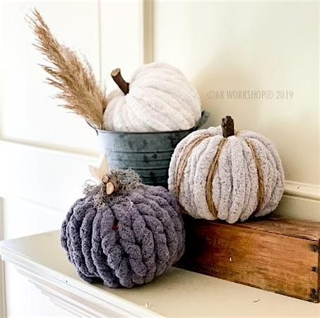 Chunky Knit Pumpkin Workshop &  a Milkshake