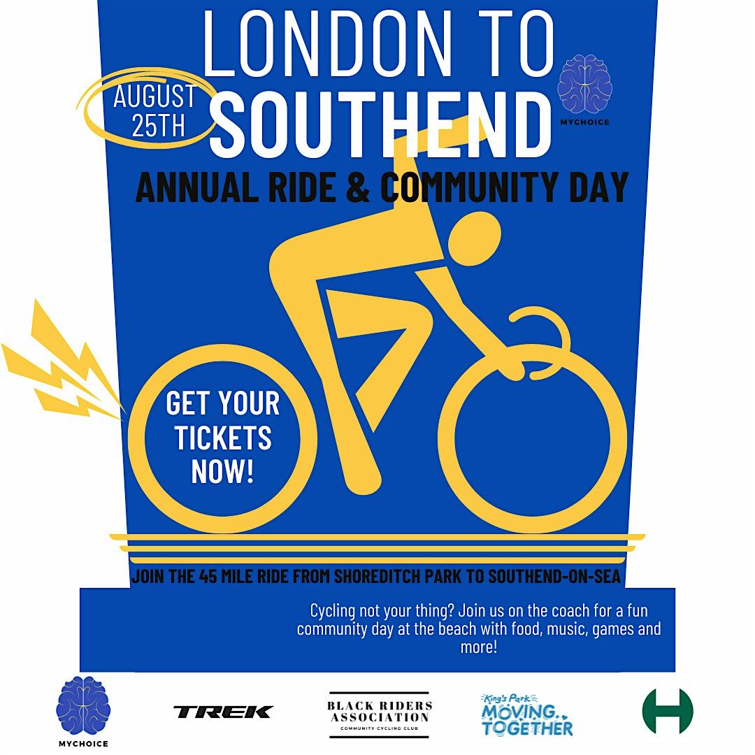 London to Southend Bank Holiday Weekend Cycle Ride & Community Day