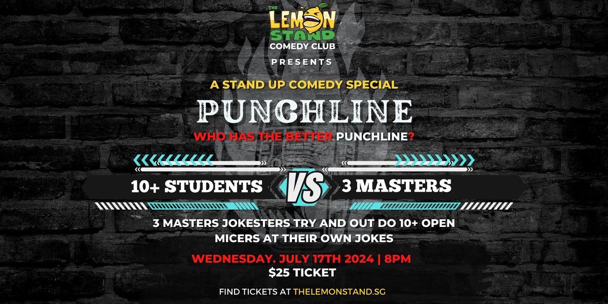 Punchline! Wednesday, July 17th @ The Lemon Stand Comedy Club