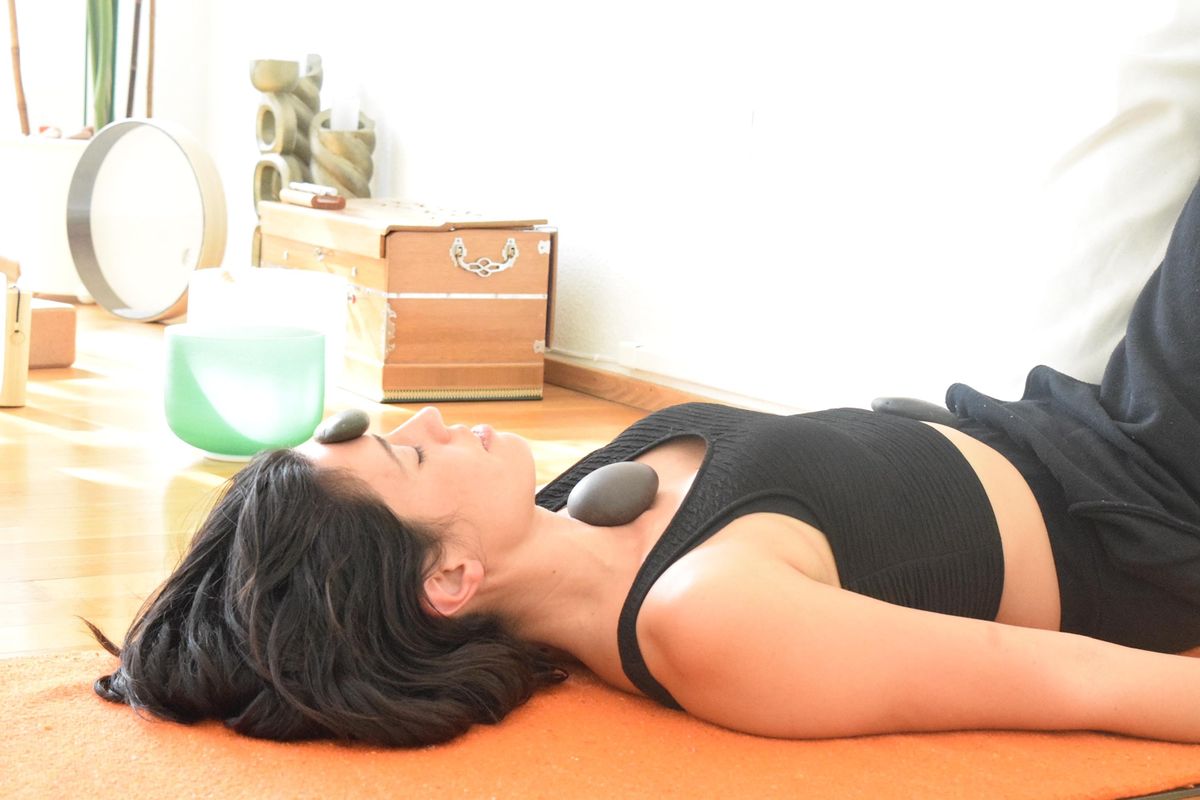 Yin Yoga with Hot Stones