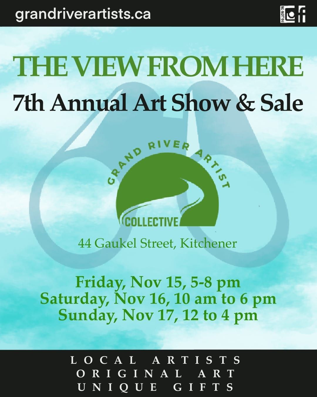 7th annual member show and sale!