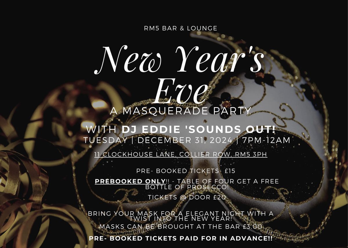 New Year's Eve Bash with DJ Eddie