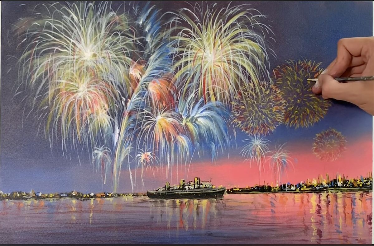 Fireworks Painting