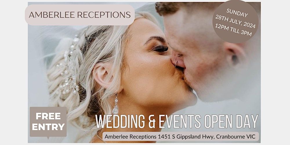 Amberlee Receptions Wedding and Events Open Day