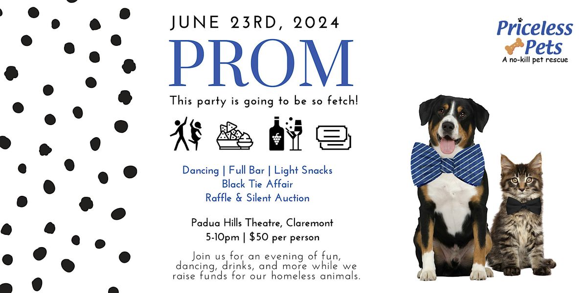 Priceless Pets Prom