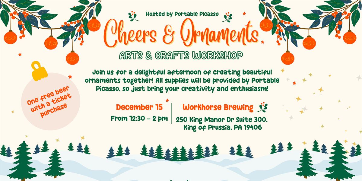 Cheers & Ornaments: Paint Ornaments with Portable Picasso