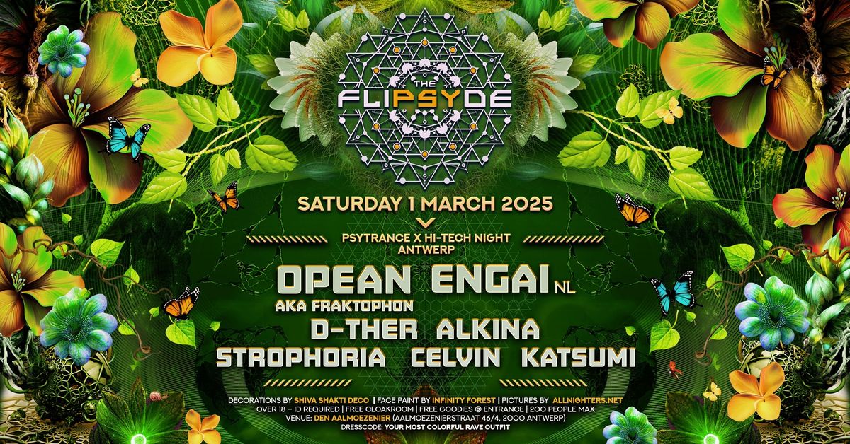 THE FLIPSYDE - Psytrance X Hitech @ Antwerp