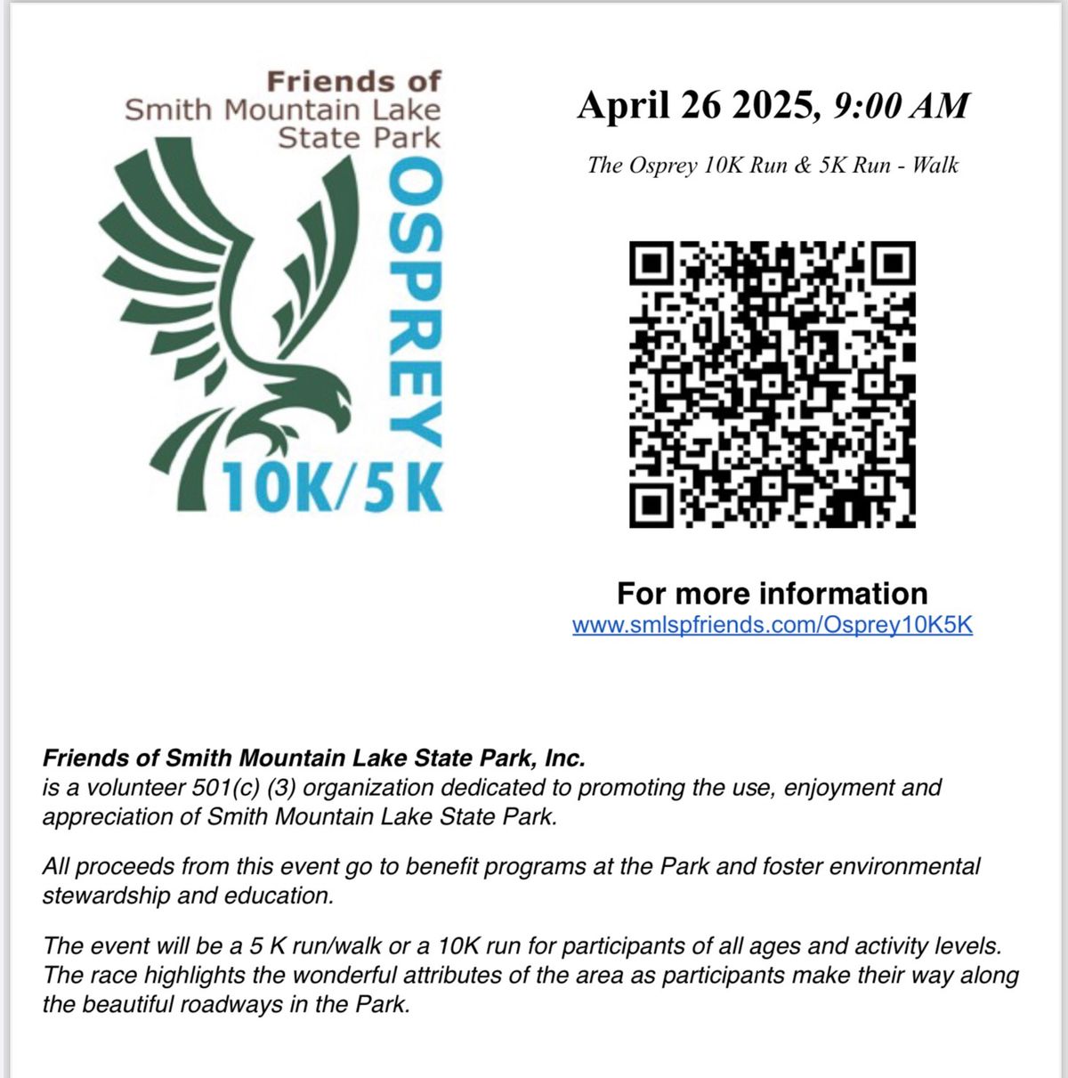 Osprey 10k Run & 5k Run\/Walk