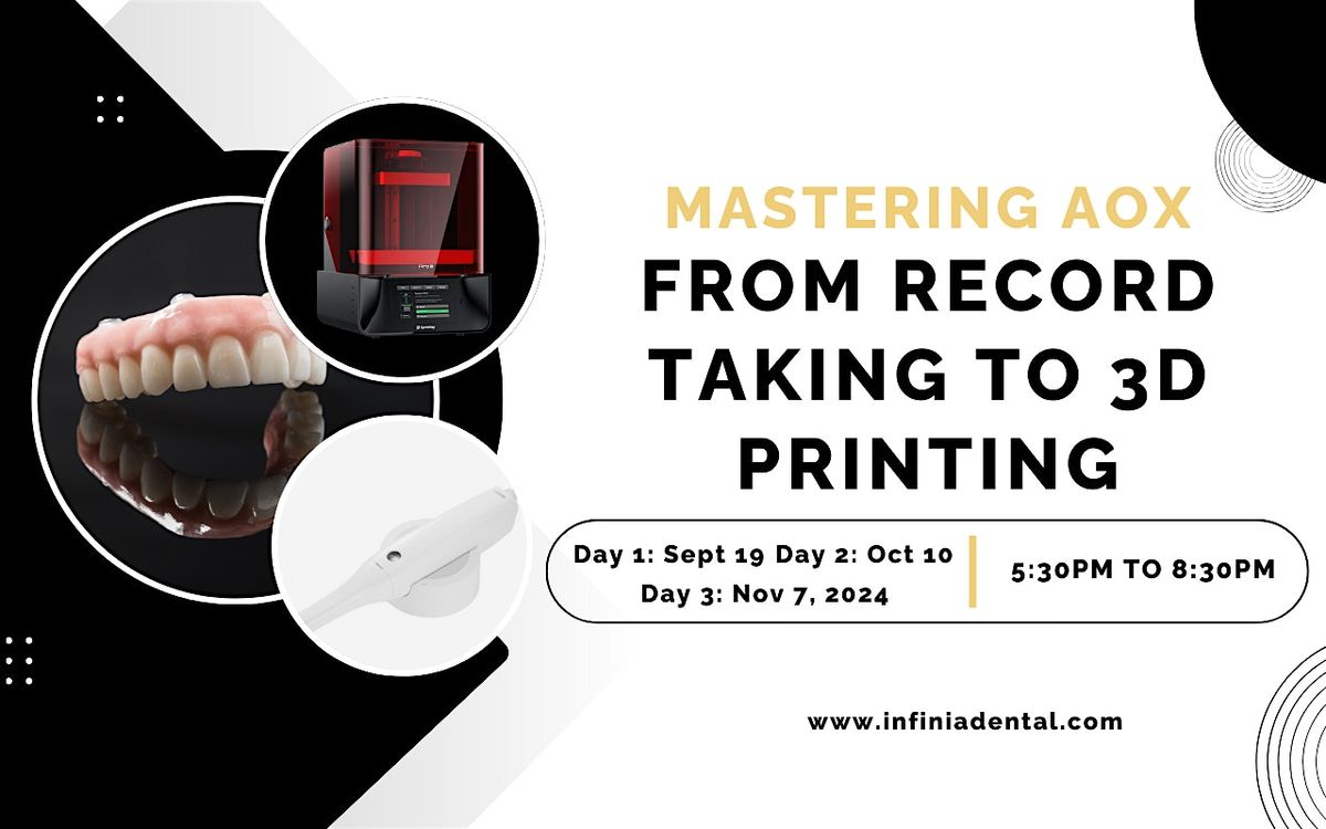 Mastering AOX: From Record Taking to 3D Printing