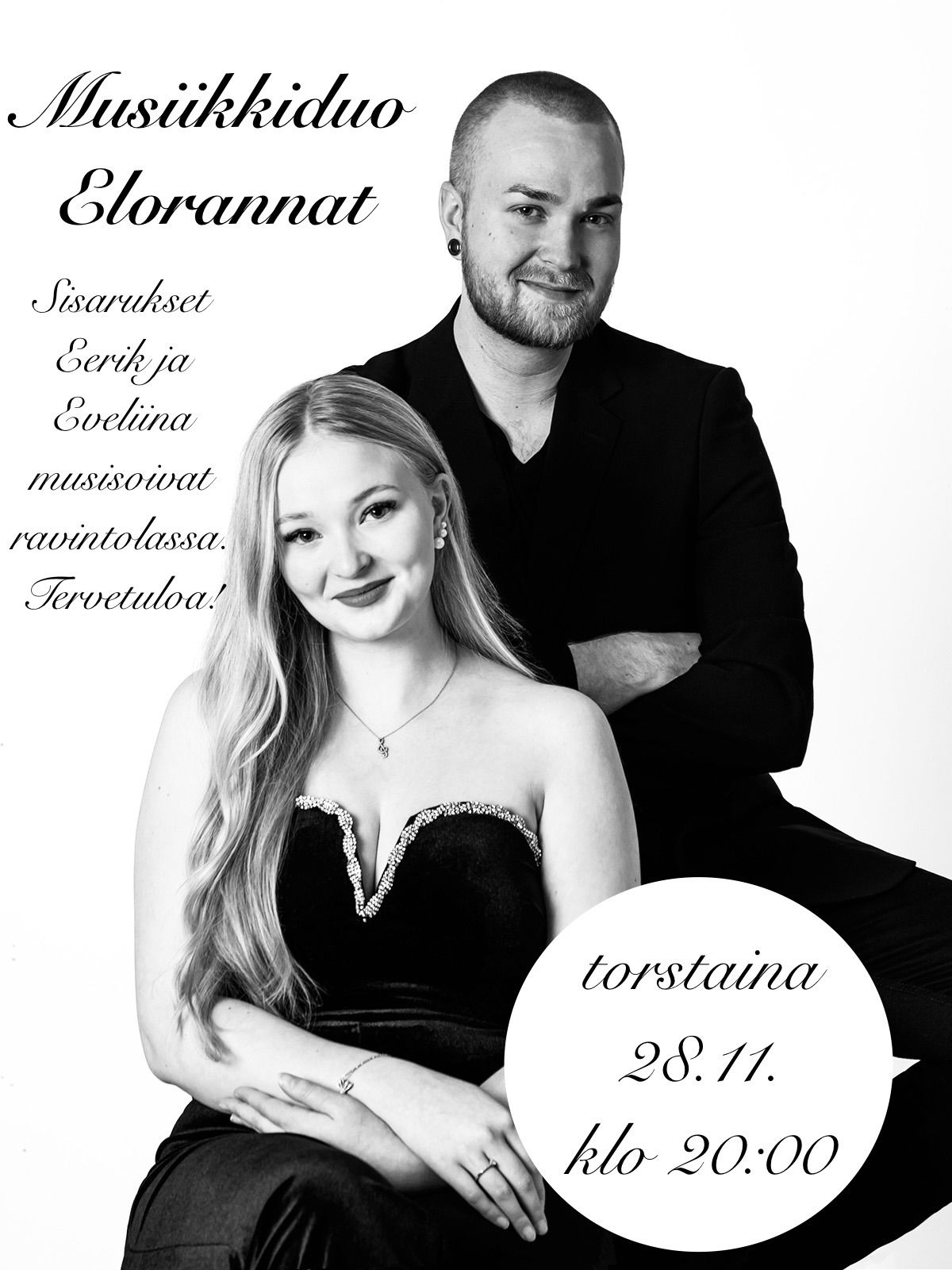 Ihana musiikki-ilta Elorantojen seurassa