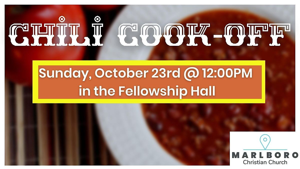 2022 Marlboro Christian Church Chili Cook-Off