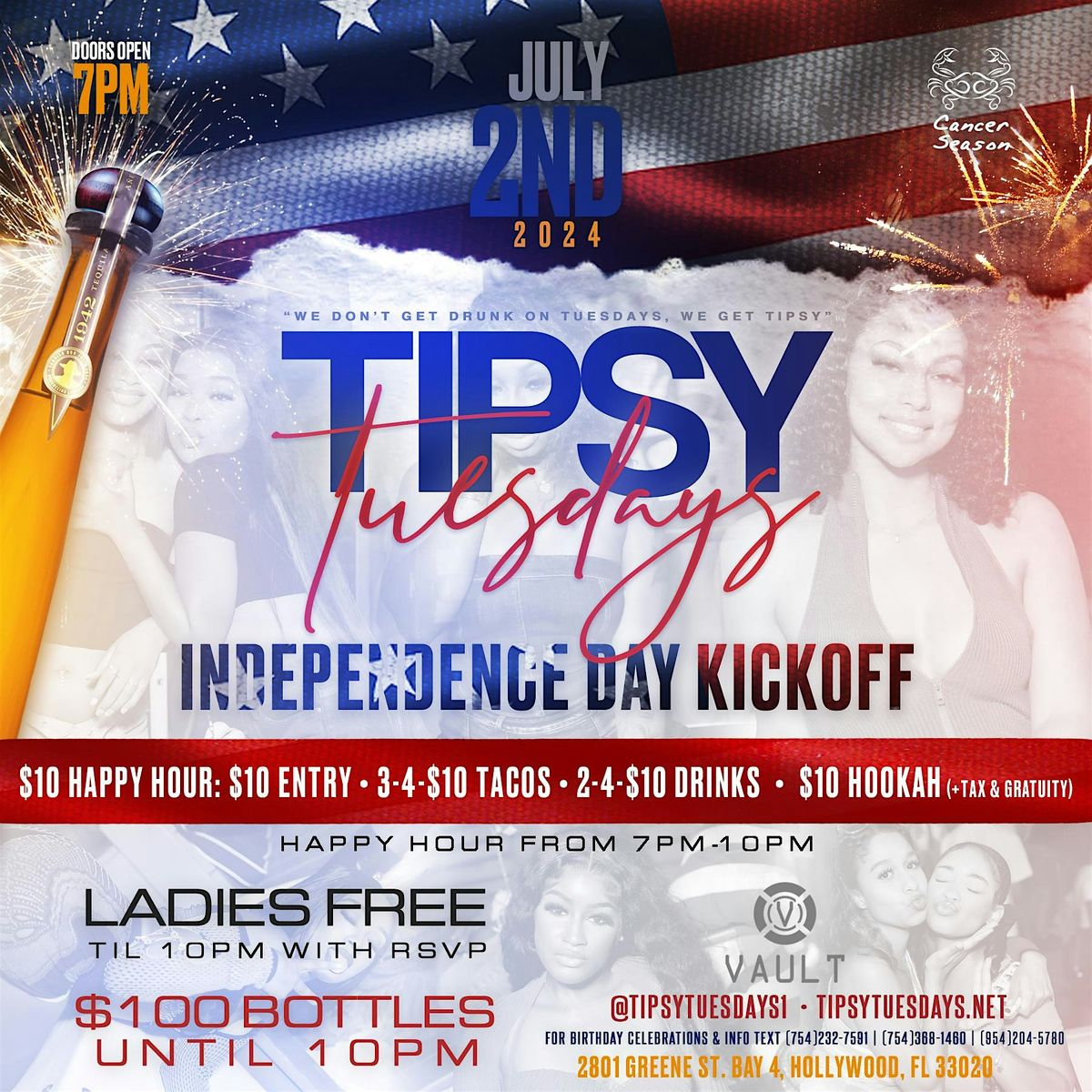 Tipsy Tuesdays: Tipsypendence Day (Independence Day Kickoff)
