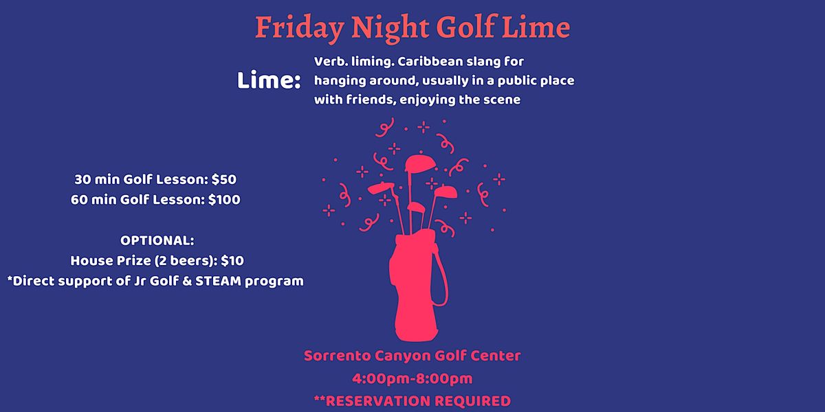 Friday Night Golf Lime!