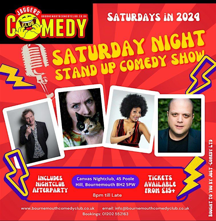 JAGGERS Comedy - Every Saturday Night