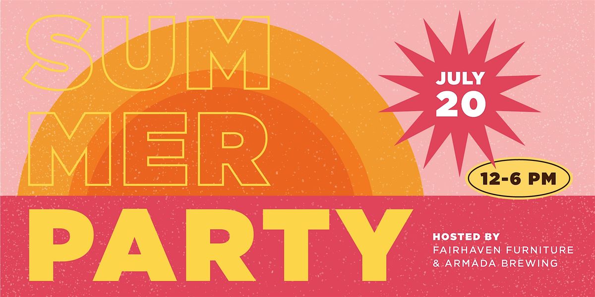 Celebrate Summer! Fairhaven Furniture x Armada Brewing