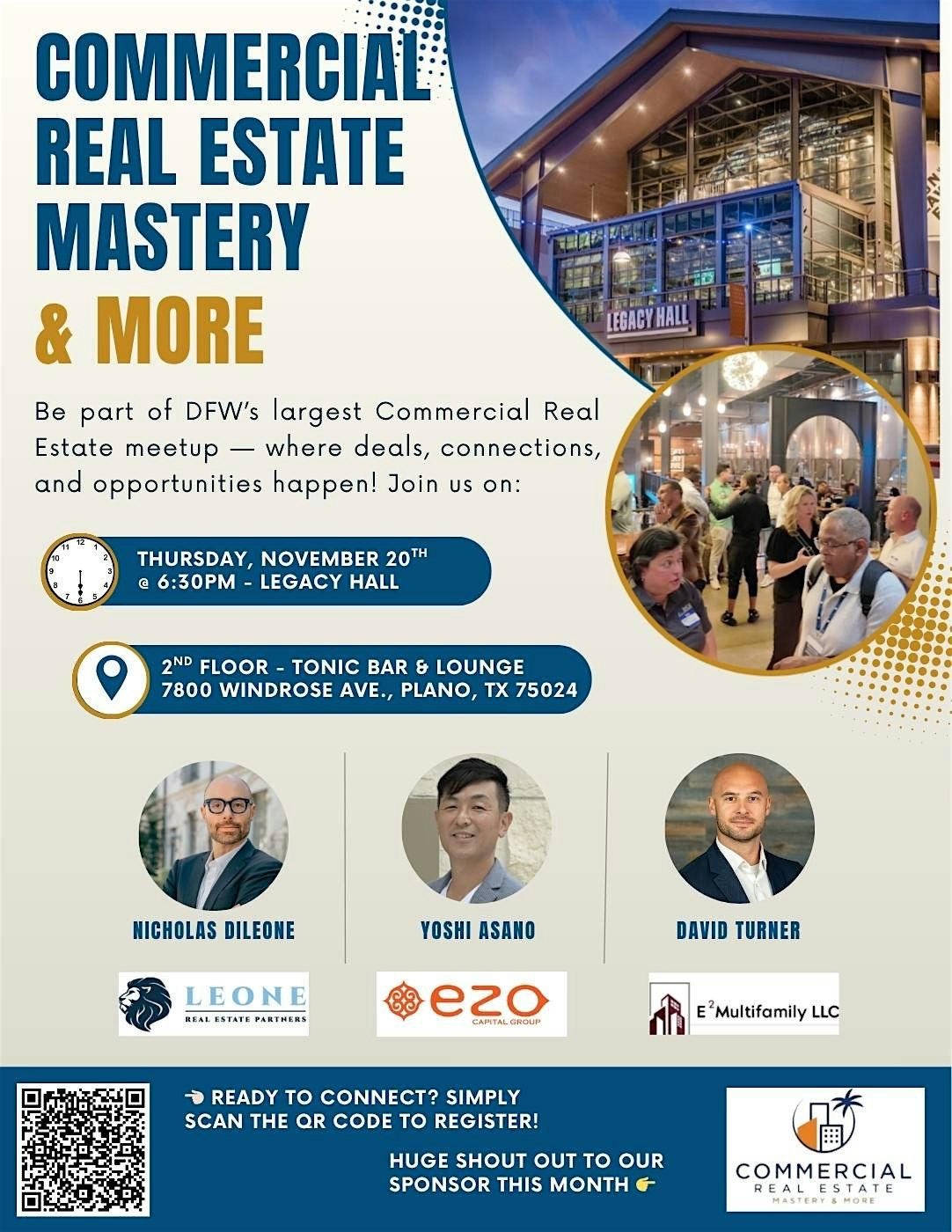 Monthly Commercial Real Estate Mastery & More - November