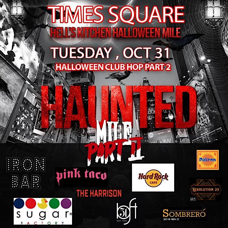 OFFICIAL HALLOWEEN BAR CRAWL 2023, Pink Taco, New York, 31 October to 1